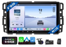 Autoradio 8" Android 6+64 per Chevy Silverado 1500 2500HD 2007-2013 CarPlay GPS