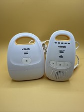 VTech DM111 Digital Audio Baby Monitor W/ 1 Parent Unit Power Cord Yellow Tested