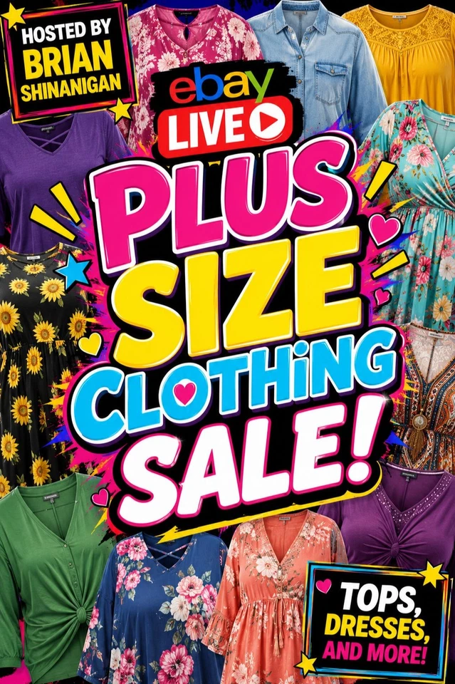 Plus Size Clothing Sale - Dresses, Tops, & More - All Sizes - Combined Ship