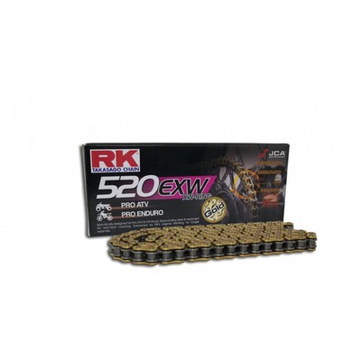 RK Kette GB520EXW/112 gold offen mit Nietschloss für Husqvarna SM 450 R