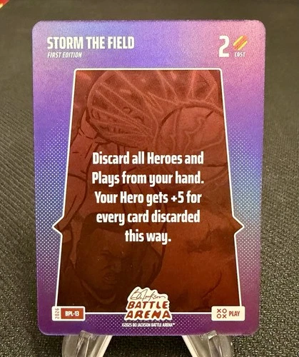 2026 Bo Jackson Battle Arena Griffey Bonus Play 13 Storm the Field BPL-13 Foil