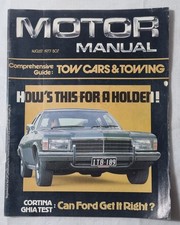 Aug 1977 Motor Manual Magazine GTHO Phase III Cortina Celica LT2000