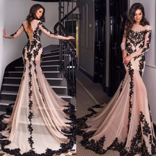 2 Pieces Appliques Lace Long Sleeve Mermaid Wedding Dress With Detachable Chapel