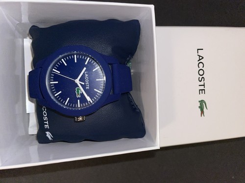 Lacoste Women's 12.12 Blue Rubber Strap 