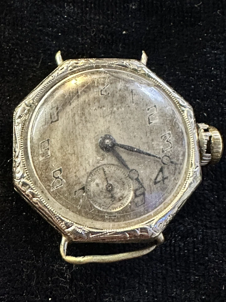 VTG 1924 Lady Waltham 14k Gold Yellow GF Watch Runs-Needs Repair Fair Cond. - Image 3 of 4