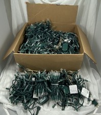  20 STRING LED MULTI-FUNCTIONAL CLEAR / MULTICOLORED CHRISTMAS LIGHTS, USED