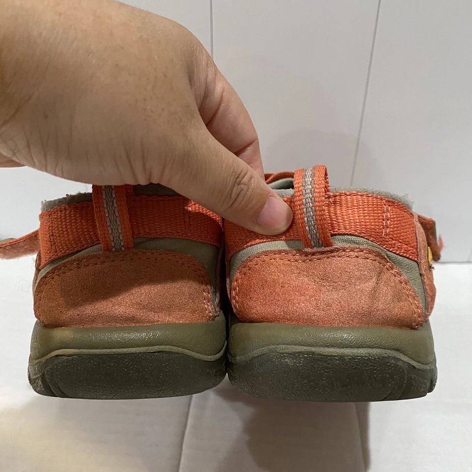 Keen Newport H2 凉鞋可水洗橙色大孩子 5 码/女式 6.5 码 VGUC — 第 4/4 张图片
