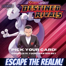 Pokemon Destined Rivals Pick your card! Regular, Reverse Holo, Holo, Ex