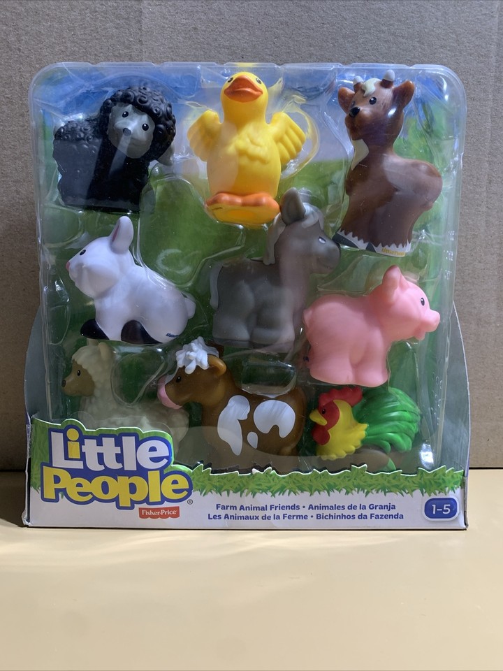 Fisher-Price Little People Farm Animal Friends 9-Pack Ages 1 to 5 | eBay