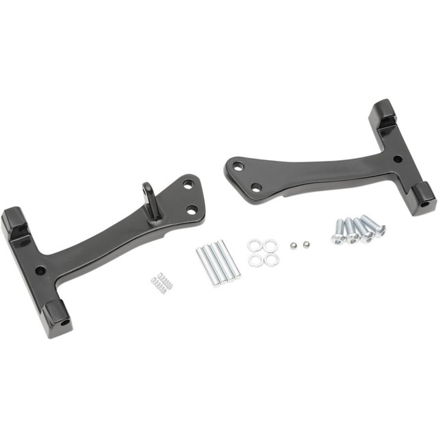 Drag Specialties Black Passenger Floorboard Mount Kits 20062016 Harley