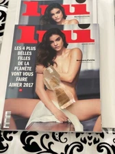 LUI MAGAZINE Jan 2017 Barbara Palvin cover  Elsa Hosk Hilary Rhoda FREE CALENDAR