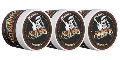 Suavecito Original Hold Pomade, for All Hair Types, 4oz. (3 Pack)