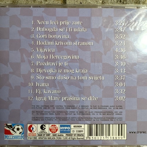 Mate Bulic - Tori Borovina Croatia Authentic CD - Foto 4 di 4