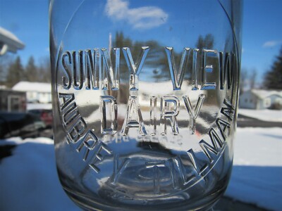 TREQ Milk Bottle Aubrey Tillman Sunny View Dairy Farm 1937 Location??? AL TN ??