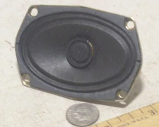 1 SPECO NEW 8 OHM .3W 1/3 WATT OVAL INTERCOM SPEAKER 2*3" IN INCH PAPER CONE USA