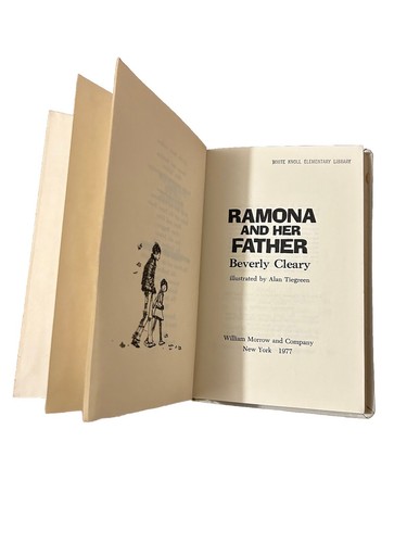 Ramona and Her Father Beverly Cleary Hardcover 1977 First Edition 12th Print - Picture 5 of 6