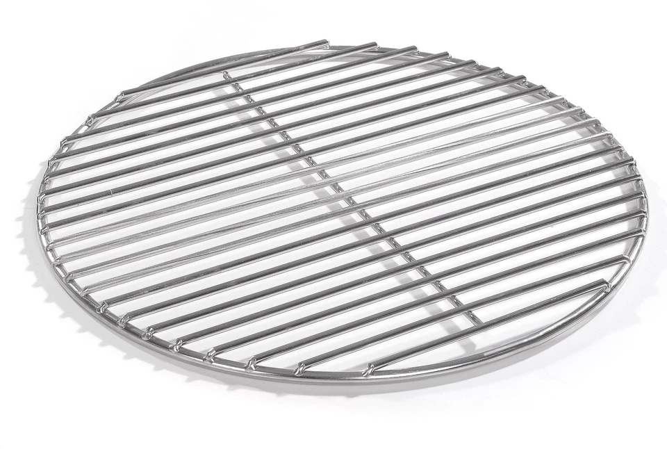 GRILLTANTE 44,5cm Edelstahl Grill, 4mm Stäbe, Grillrost für 47er Weber Kugelgrill Feuerkorb