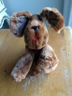 Graphics International 1983 Brown Snuggables Puppy Dog w/Collar Stuffed 12" Toy — photo 9
