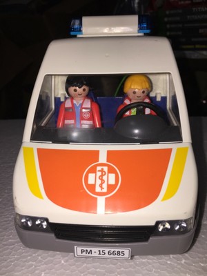 playmobil ambulance with lights and sound