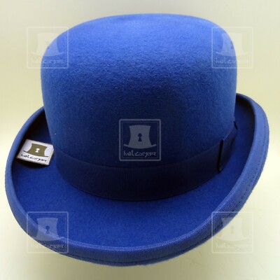 CLASSIC Wool Felt Men Dura Bowler Top Hat Women Derby Hard