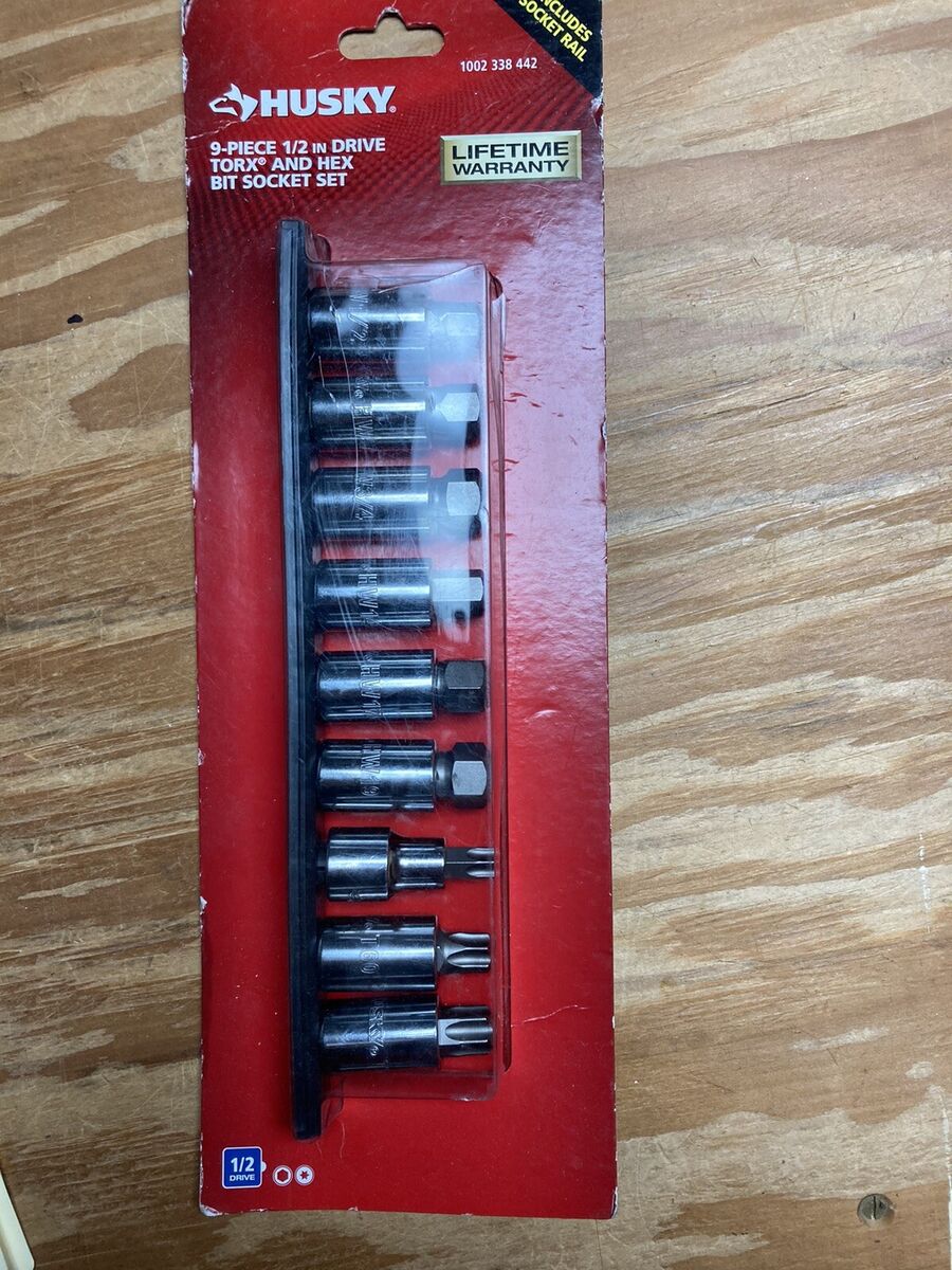 1/2 in. Drive Torx and Hex Bit Socket Set (9-Piece) 1/2 in. Drive Torx and Hex Bit Socket Set (9-Piece)