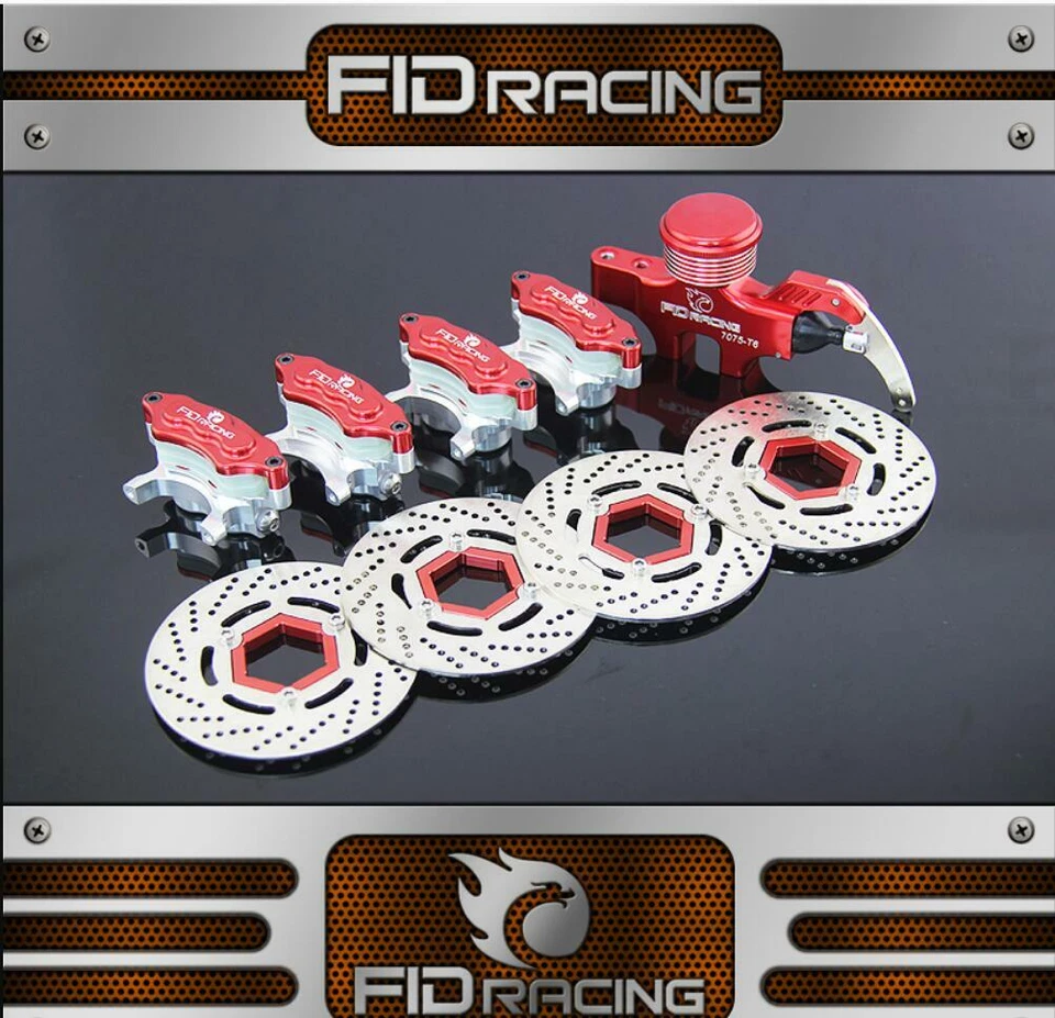 FID Racing 4 wheel hydraulic brake for HPI Baja 5b ss 5T 1/5 RC CAR PART - Image 4 of 4