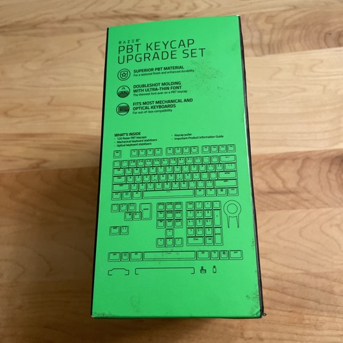 Razer PBT Keycap Upgrade Set For Mechanical And Optical Keyboards Razer Green - Picture 5 of 7
