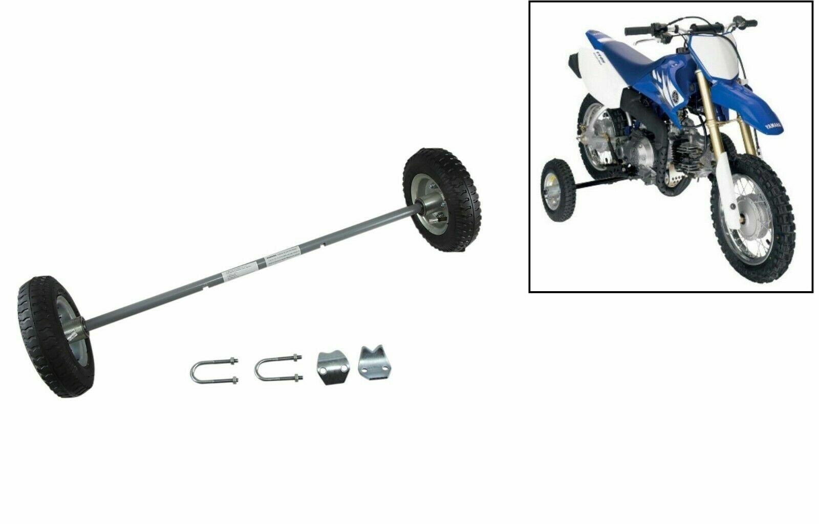 Kit roulettes arrière PW 50 avec bras en acier renforcé anti-basculement