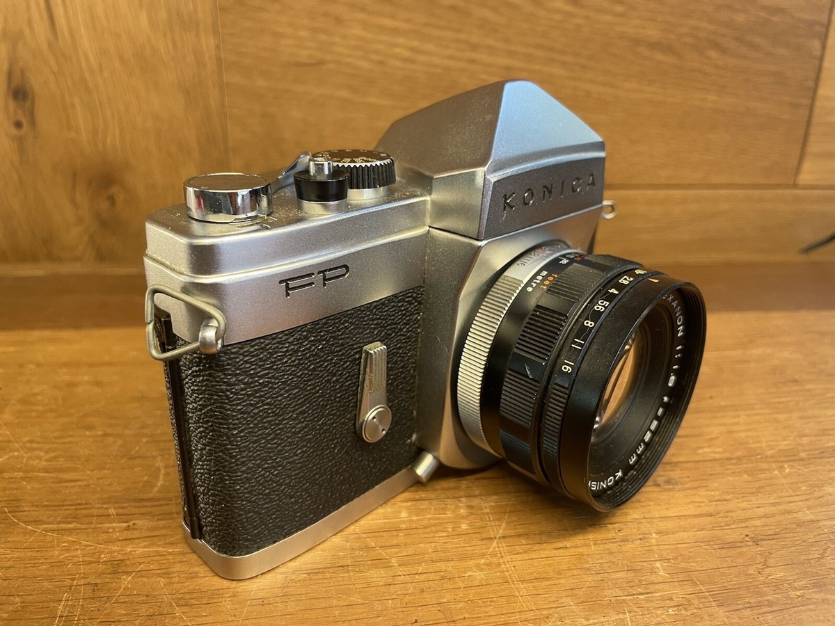 Near Mint ++* Konica FP Film Camera Hexanon 52mm F/1.8 Standard