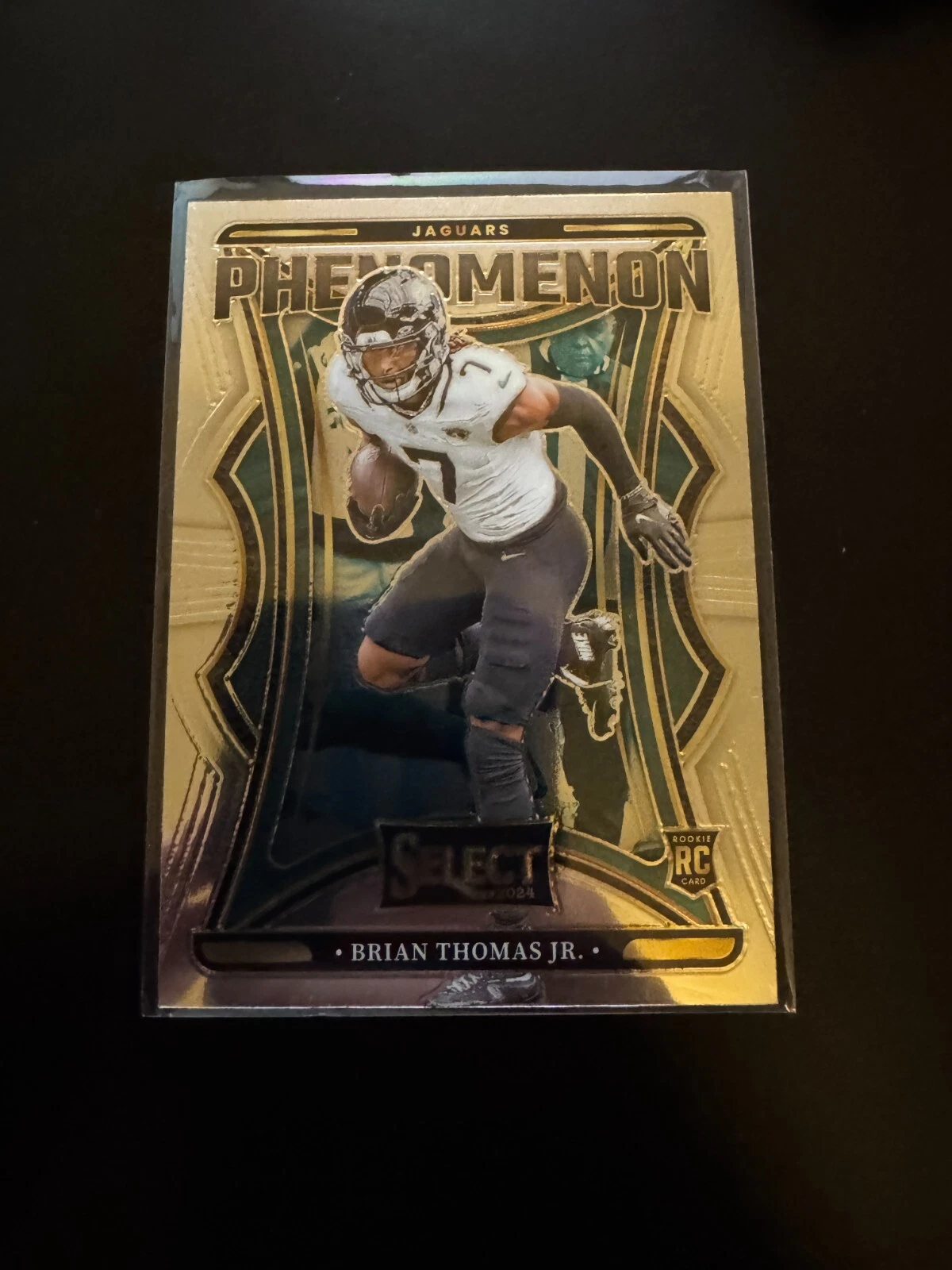 Brian Thomas Panini Select Phenomenon #11 Green & Black Snakeskin