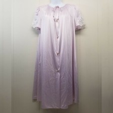 Lorraine SMALL USA Light Purple Night Gown Robe Sheer 2 Pc Lace
