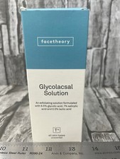 Facetheory Glycolacsal Solution T4 -All Skin Types Unscented 6.76 floz/200mL New