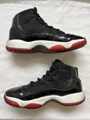VTG RARE 2001 Nike Air Jordan Retro 11 Bred Playoffs Youth