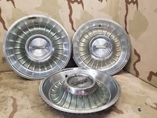 3 1962 62 Cadillac Deville Fleetwood Wheel Hub Caps Oem Caddy 15 3 1962 62 Cadillac Deville Fleetwood Wheel Hub Caps Oem Caddy 15