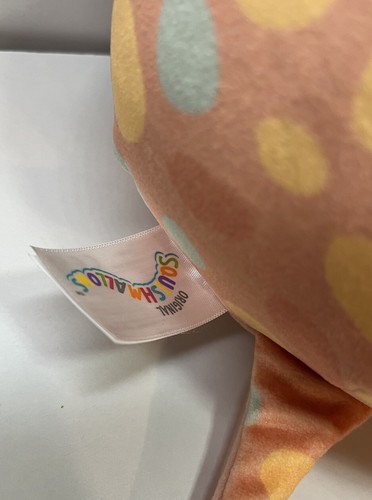 Ludovica Stingray Squishmallow 8" Peluche Coral Melocotón Mar Vida Oceánica Playa Nuevo - Imagen 7 de 8