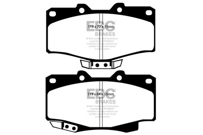 EBC Brakes ED9807 Extra Duty Bremsbeläge Für Lkw/SUV Für 88-04 4Runner Tacoma