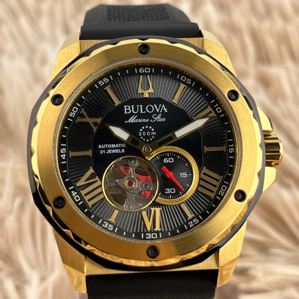 Bulova Marine Star 98A273 45mm in Stainless Steel - US