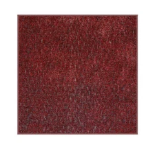 Koeckritz Economy Turf Square Rug - Red & Black Indoor/Outdoor Artificial Grass