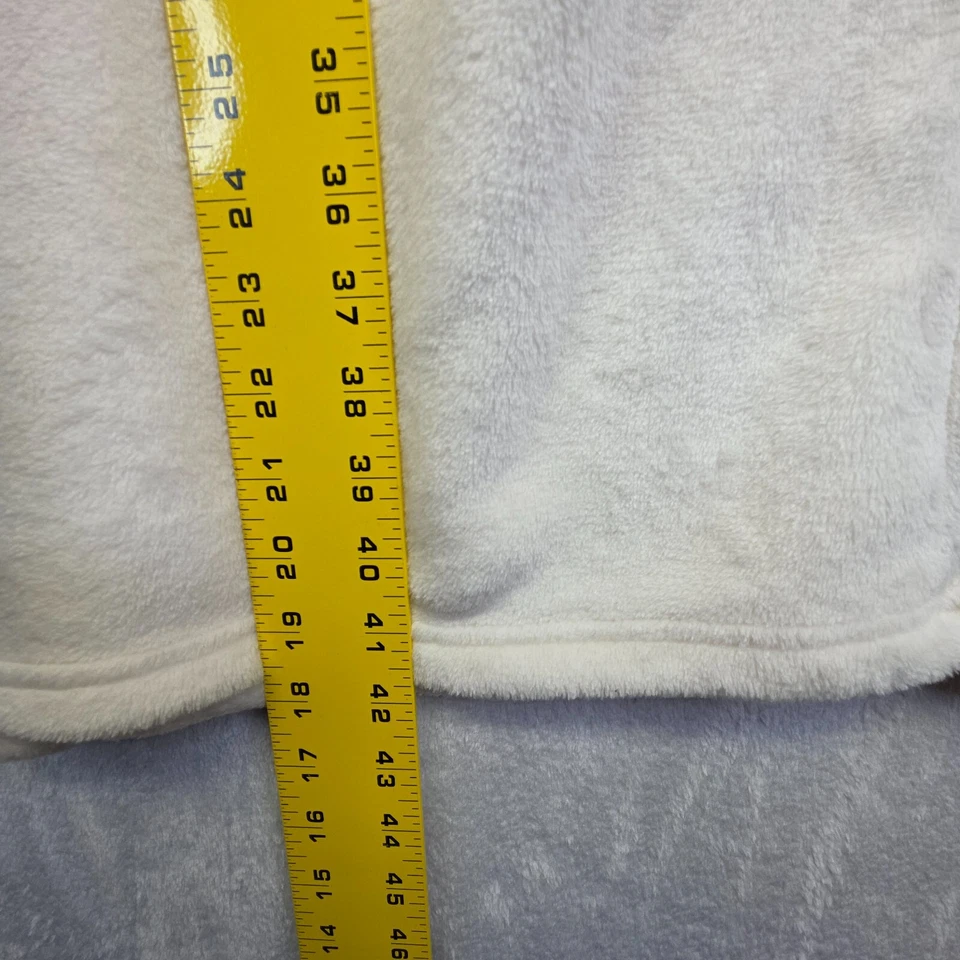 Peaches And Dreams Luxe Robe Women's 2 Cream Plush Soft Cozy Luxurious Comfort - Image 3 of 4