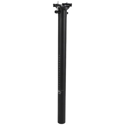Tige de selle de vélo légère en fibre de carbone noir mat 1 pièce 34,9x550mm - Photo 1/4