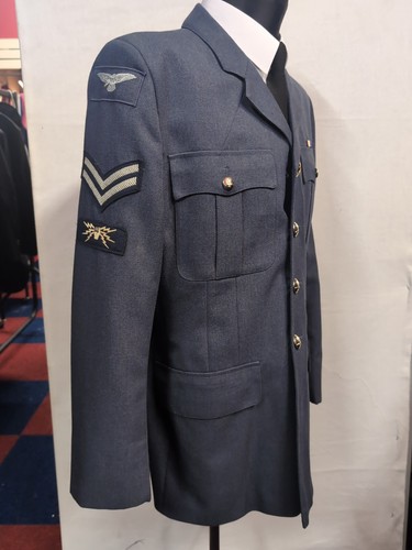 41" Chest 36"Waist RAF No1 Dress Uniform Jacket & Trousers Cpl goodwood - Foto 11 di 13