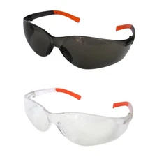 2x Safetyware Safety Glasses Anti Fog UV Tinted Dark Clear Goggle Eye Protection