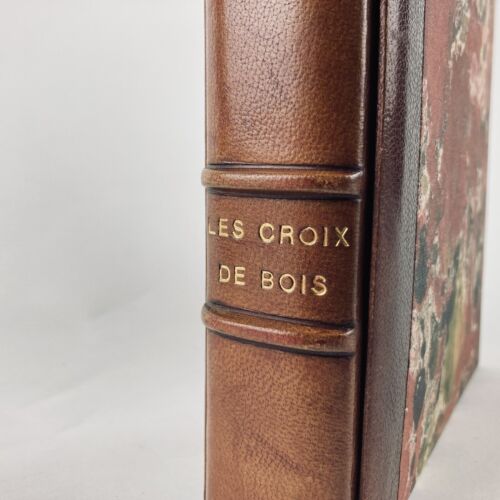 DORGELÈS : LES CROIX DE BOIS . ANDRÉ FRAYE . REVUE FRANÇAISE . RELIURE MOSAIQUÉE - Bild 5 von 19
