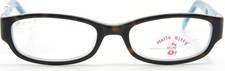 Hello Kitty HK225-1 Demi Brown Tortoise / Blue Kids Eyeglasses Frame 47-16-125