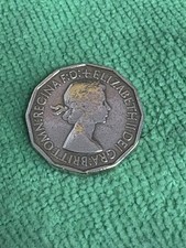 GREAT BRITAIN. 1953 Elizabeth II Coronation Proof Threepence