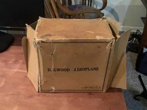 Vintage Marx 1940’s Dagwood Airplane  Tin Wind-up ORIGINAL BOX Only