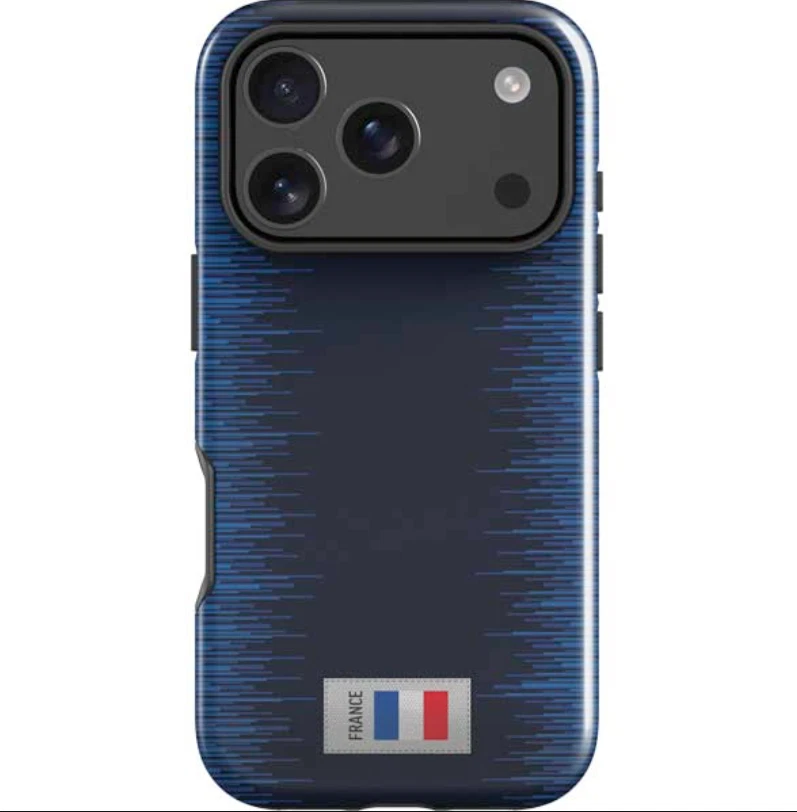France Soccer Flag iPhone Case
