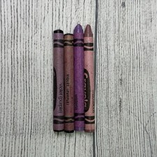 4 Crayola Crayon Binney & Smith RARE Retired Pink Colors Vintage USA Made