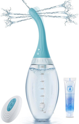 Anal Douche Swing Cleaning Enema Bulb, Anti Backflow Enemas for Men Women Colon