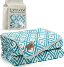 Washable Pee Pads for Dogs - 2 Pack Extra Thick Reusable Puppy Pads with Supe...